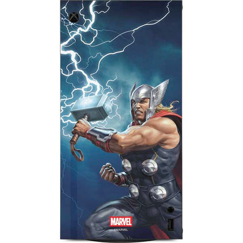 Marvel Thor Thor and Mjolnir XBox Series X Digital Edition Console Skin